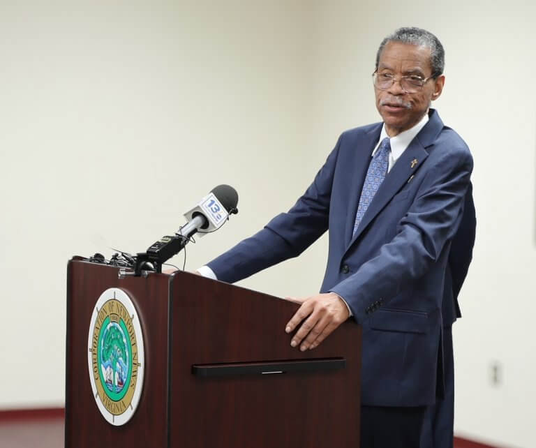Gwynn speaks to reporters